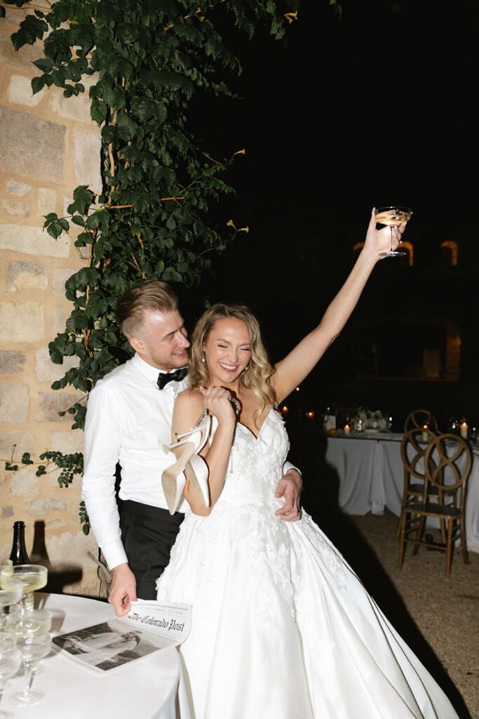 A Tuscan inspired wedding at The Burning Sky Farm in Longmont, Colorado. Captured by Gracie Wilson Photography and digital and film.