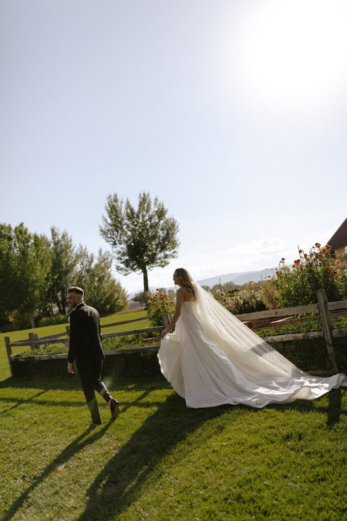 A Tuscan inspired wedding at The Burning Sky Farm in Longmont, Colorado. Captured by Gracie Wilson Photography and digital and film.